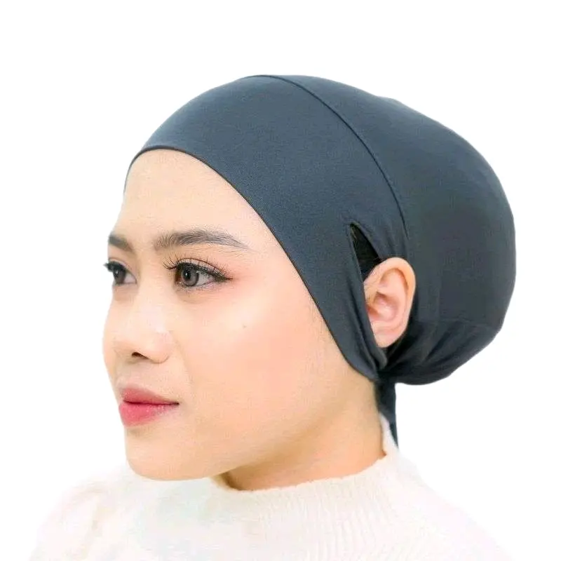 Ciput arab tali jersey non budeg Jilbab Instan Turki Dewasa Wanita Kerudung