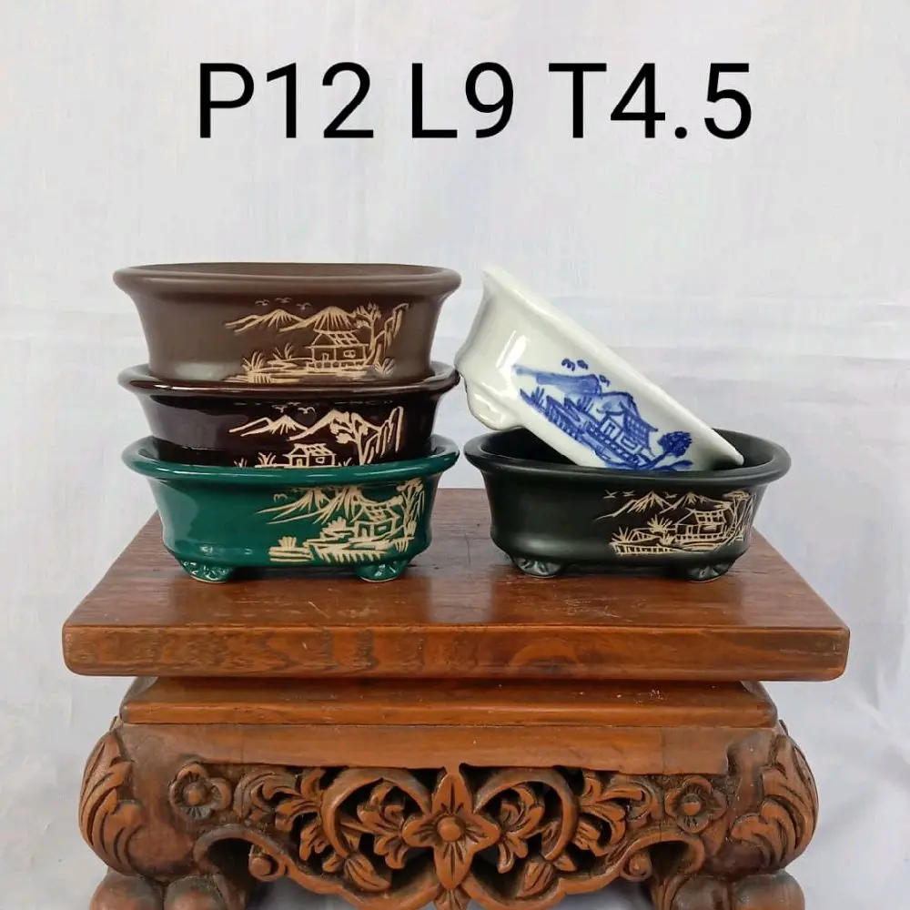 pot kramik oval