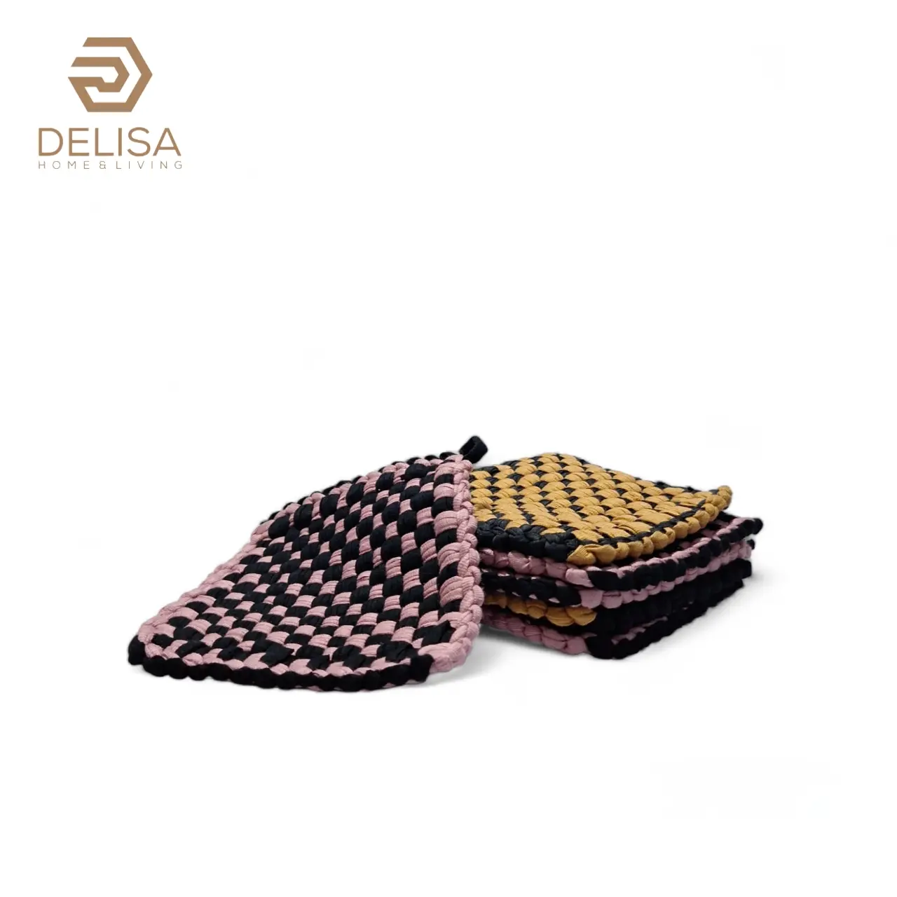 Paket Hemat 5 Pcs Cempal Anyam Tahan Panas Berkualitas Terbaik  Multi Functional Napkins polyester casual polytex serbaguna serbet