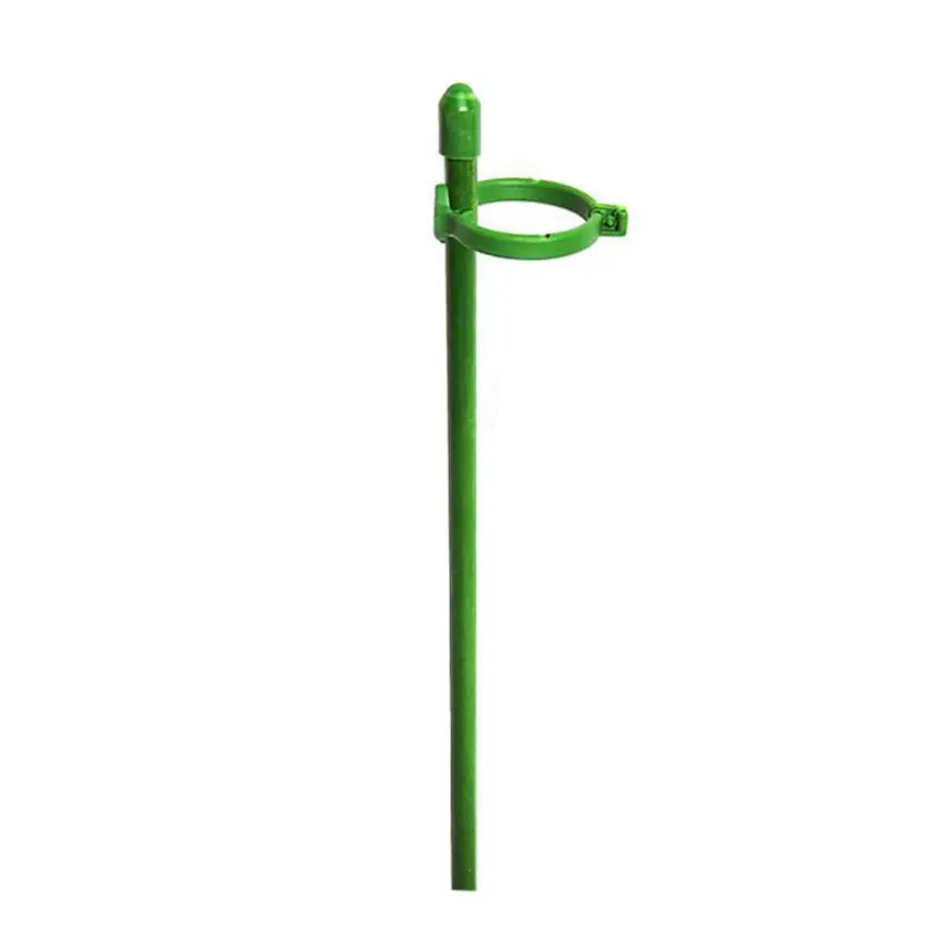 1PC Plant Stakes Green Adjustable Garden Single Stem Plant Support Stakes Plant Support Sticks with Rings for Indoor and Outdoor Plants,Flowers,Tomatoes