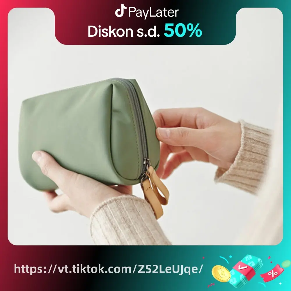 Tas Lipstik Tas Pouch Kosmetik Simple Cosmetic Bag Tas Wanita Tas Kosmetik
