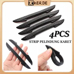 [Kerde] 4pcs Stiker Pelindung Pintu Mobil  /Anti Gores Door Guard Mobil /Karet Pelindung Handle Pintu Mobil