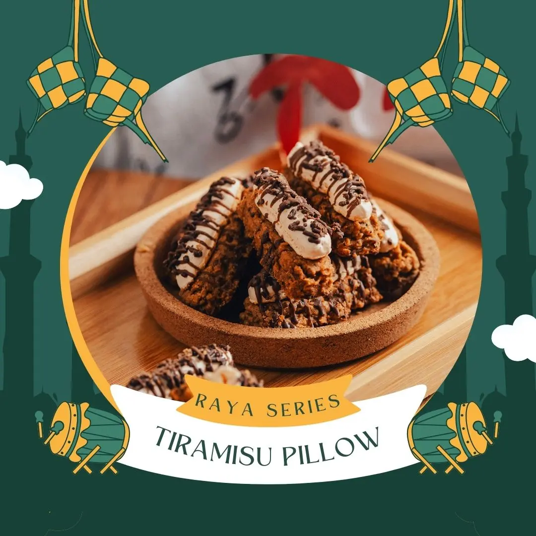 [August Signature] Tiramisu Pillow Tart | Raya Cookies SIngapore 2025