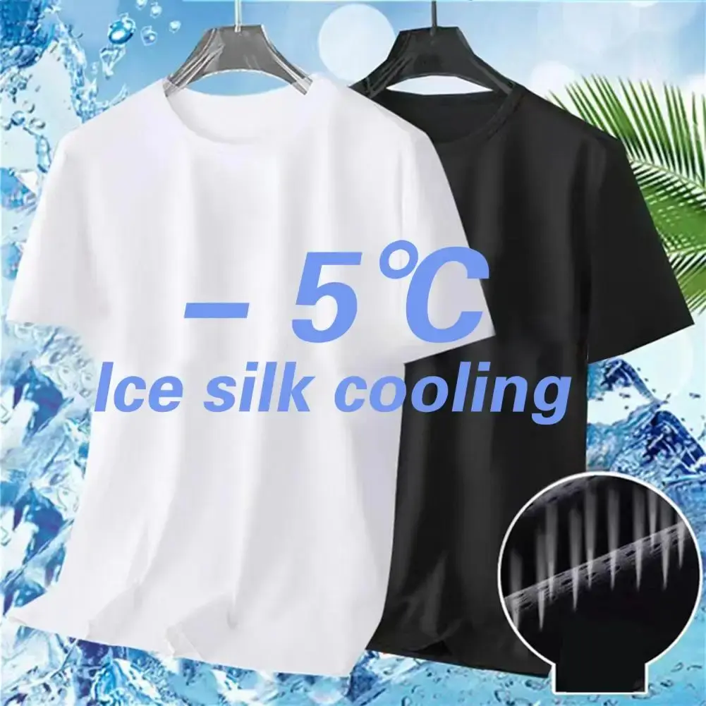 Muuv-It Microfiber Dri Fit T-shirt Breathable Athletic Women T-Shirt Round Neck Solid Color Quick Dry Stretch Unisex Tshirt