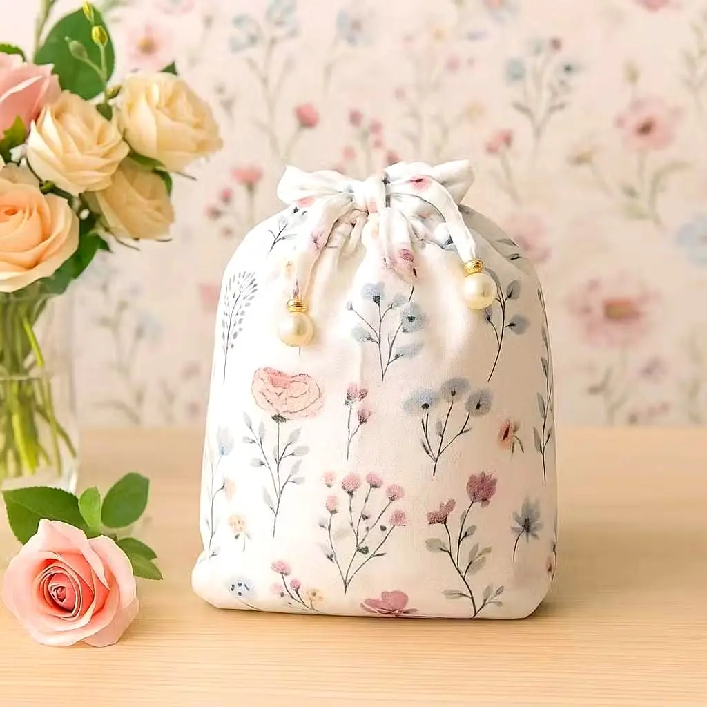 MUKENA TRAVELING MINI POUCH 2IN1 KATUN MOTIF FREE TAS DAN SAJADAH