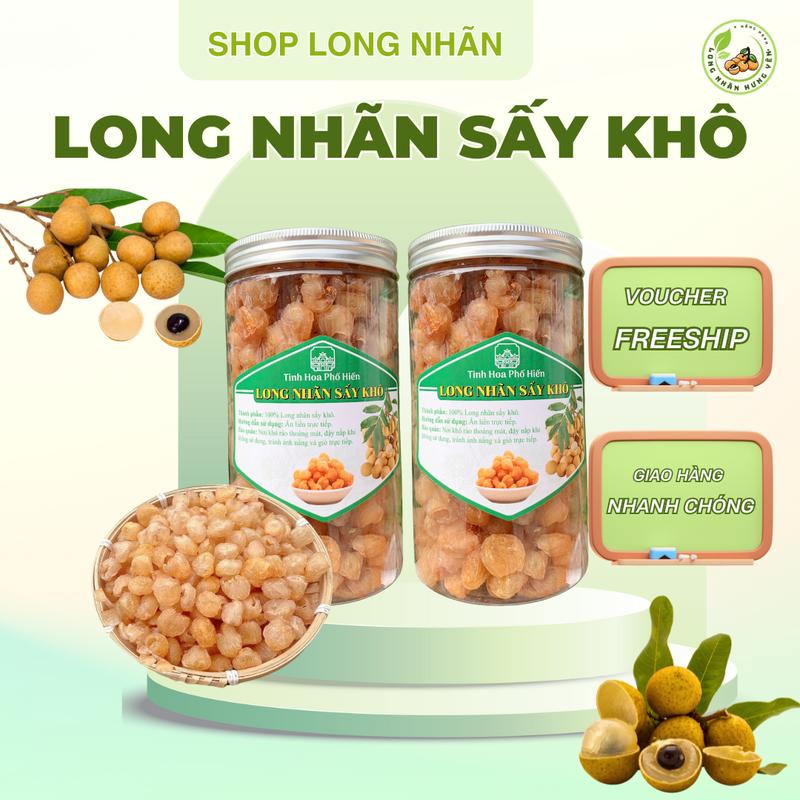 Long Nhãn Ôm Sen 500g - Đặc Sản Hưng Yên Snack Food Ăn Vặt Thức Ăn Sấy Khô Thơm…