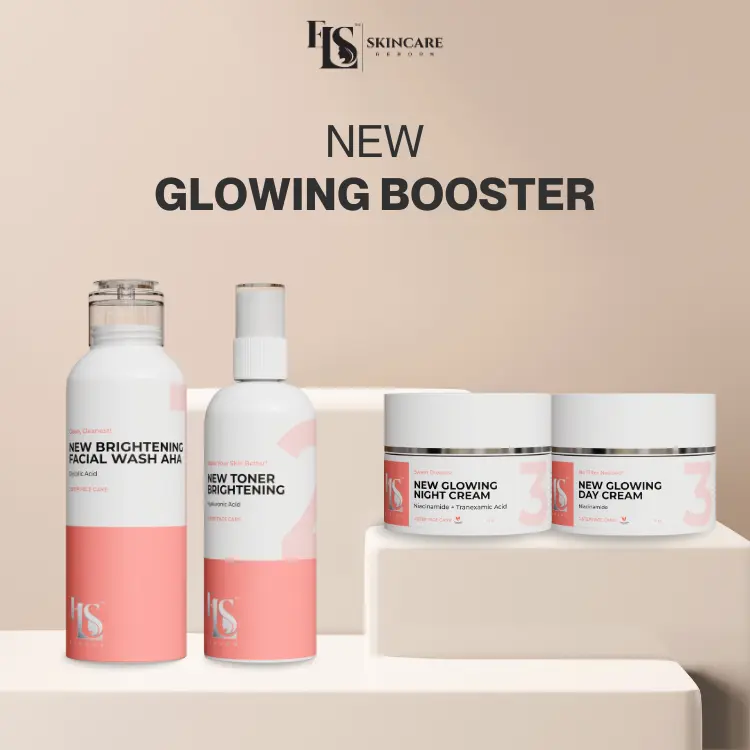 LS SKINCARE PAKET LENGKAP BRIGTHENING BOOSTER (ELSTM) Kosmetik Perempuan Mencerahkan Wajah Kusam Perawatan