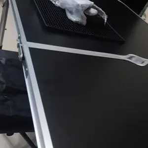 KOTAKIN Meja Lipat Dengan Lubang Payung Jualan Stand Bazar CFD Flipper Table Outdoor Portable Serbaguna