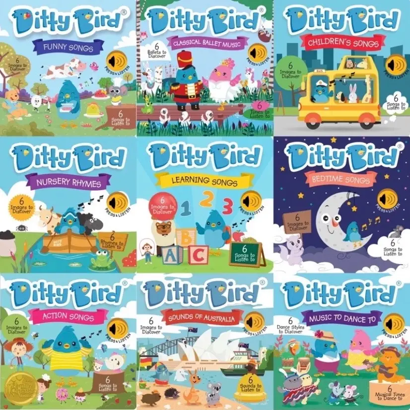 Ditty Bird song / music book - Songs / First 100 series
