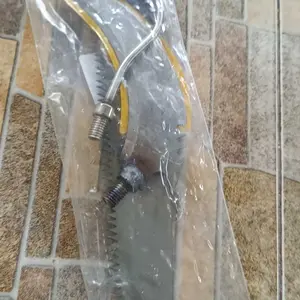 Telescopic Pole Stainless Steel 8 mm Thread, Black | Tongkat Tiang Teleskopik Serbaguna Pemetik Buah, Gergaji, Pisau