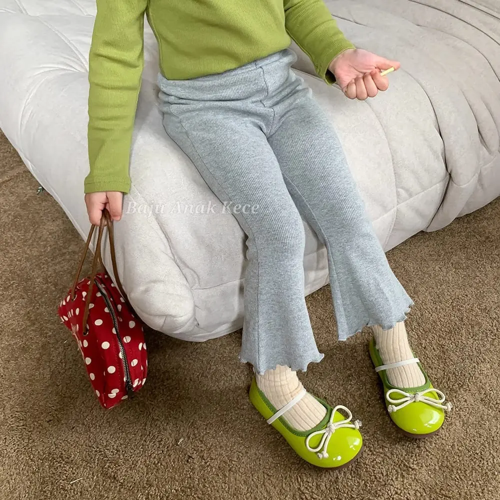 Celana Legging Cutbray Anak Perempuan KERIWIL Rib Premium 1-5 Tahun Fashion Bayi knit