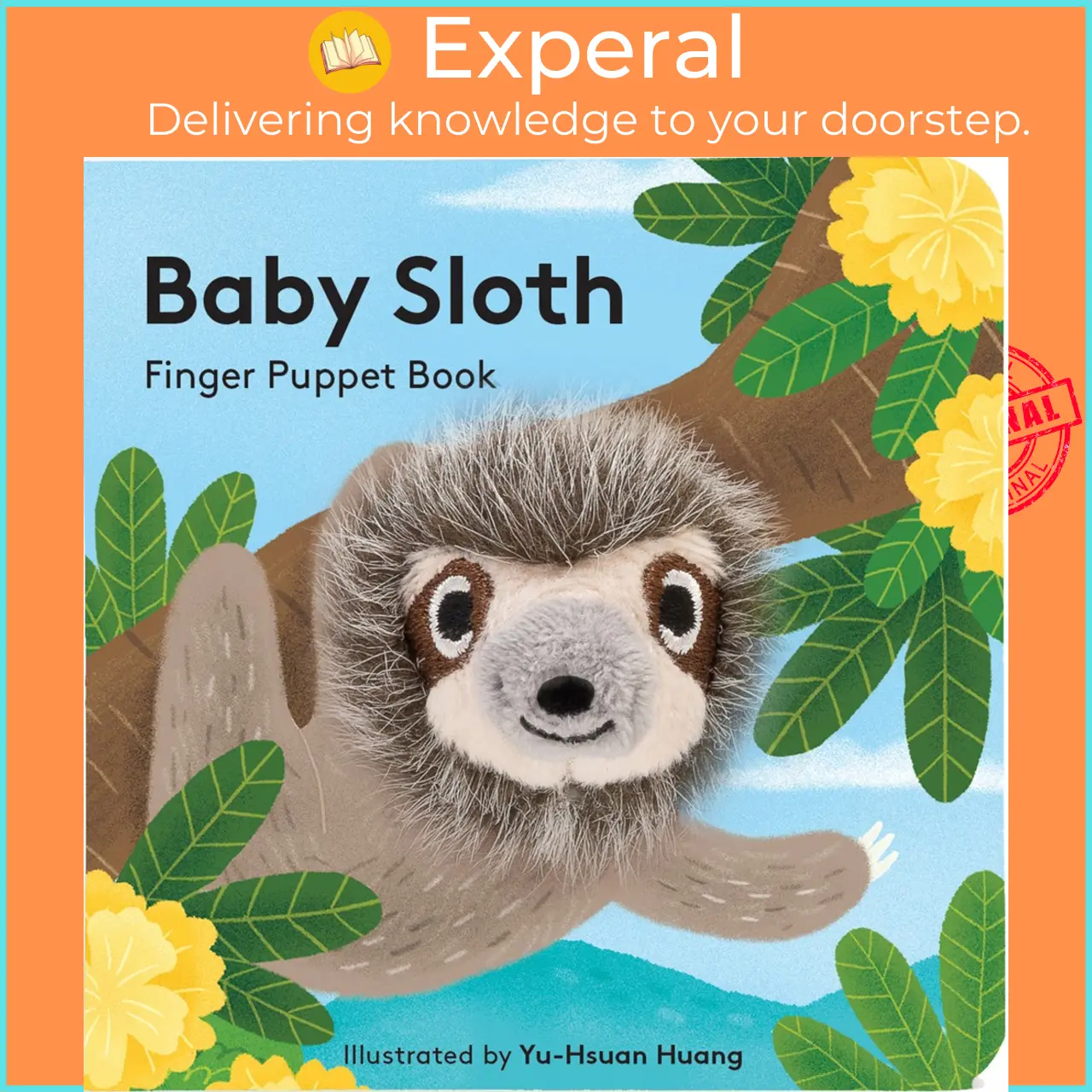 Baby Sloth: Finger Puppet Book by Chronicle Books (US edition, Novelty Book) - 9781452180298