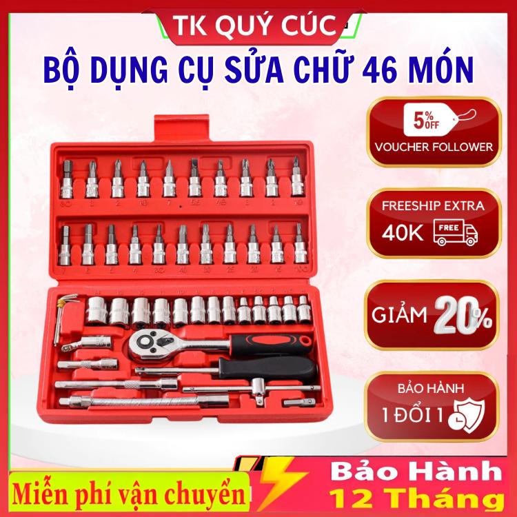 Bộ Dụng Cụ Sửa Chữa 46 Chi Tiết, Dụng Cụ Sửa Chữa Tua Vít Đa Năng Bu Lông Ốc…