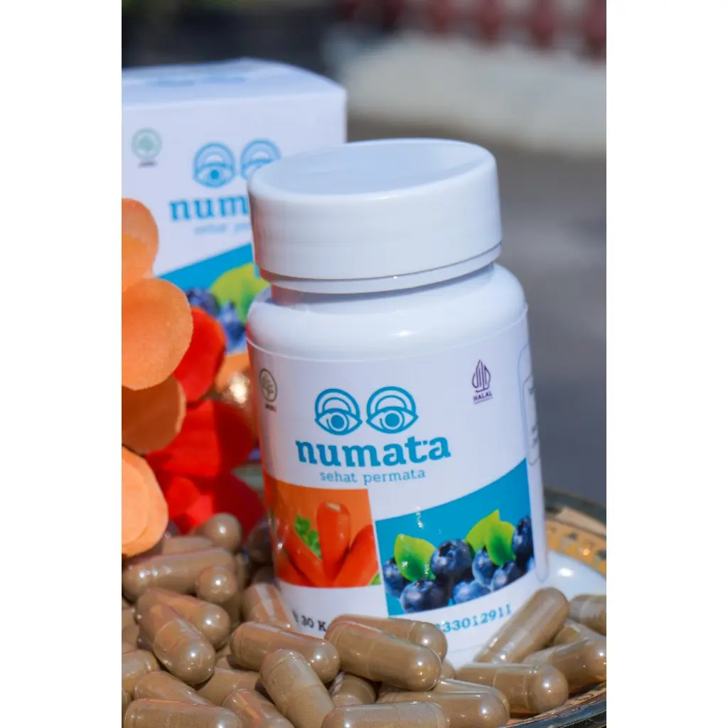 Kapsul Numata Vitamin Herbal untuk Mata Minus - Isi 30 Kapsul - POM TR233012911