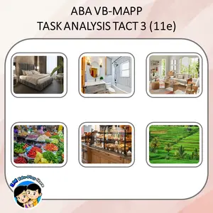 Kartu Belajar ABA-VB Task Analysis Tact Level 3 (11e)