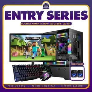 PC Rakitan Admin Editing Core i5 /8GB DDR3/HDD 500GB/SSD 256 GB MURAH Computer Hardisk