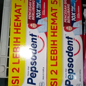 Pepsodent 225gr isi 2 Lebih hemat Mulut