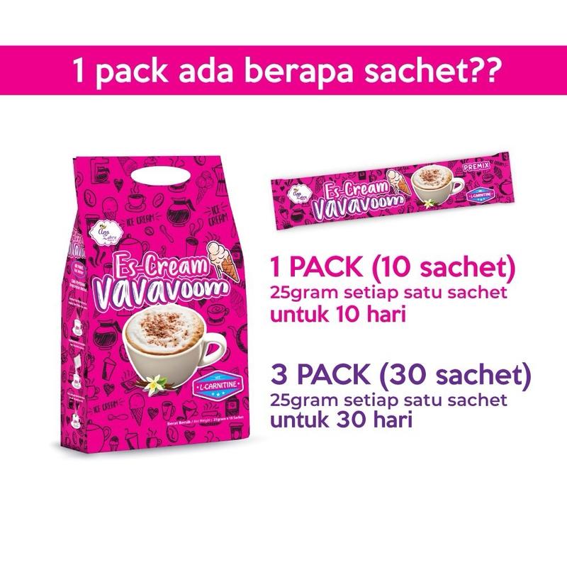 Mix VAVAVOOM 6PACK (3coffee + 3coklat flakes)