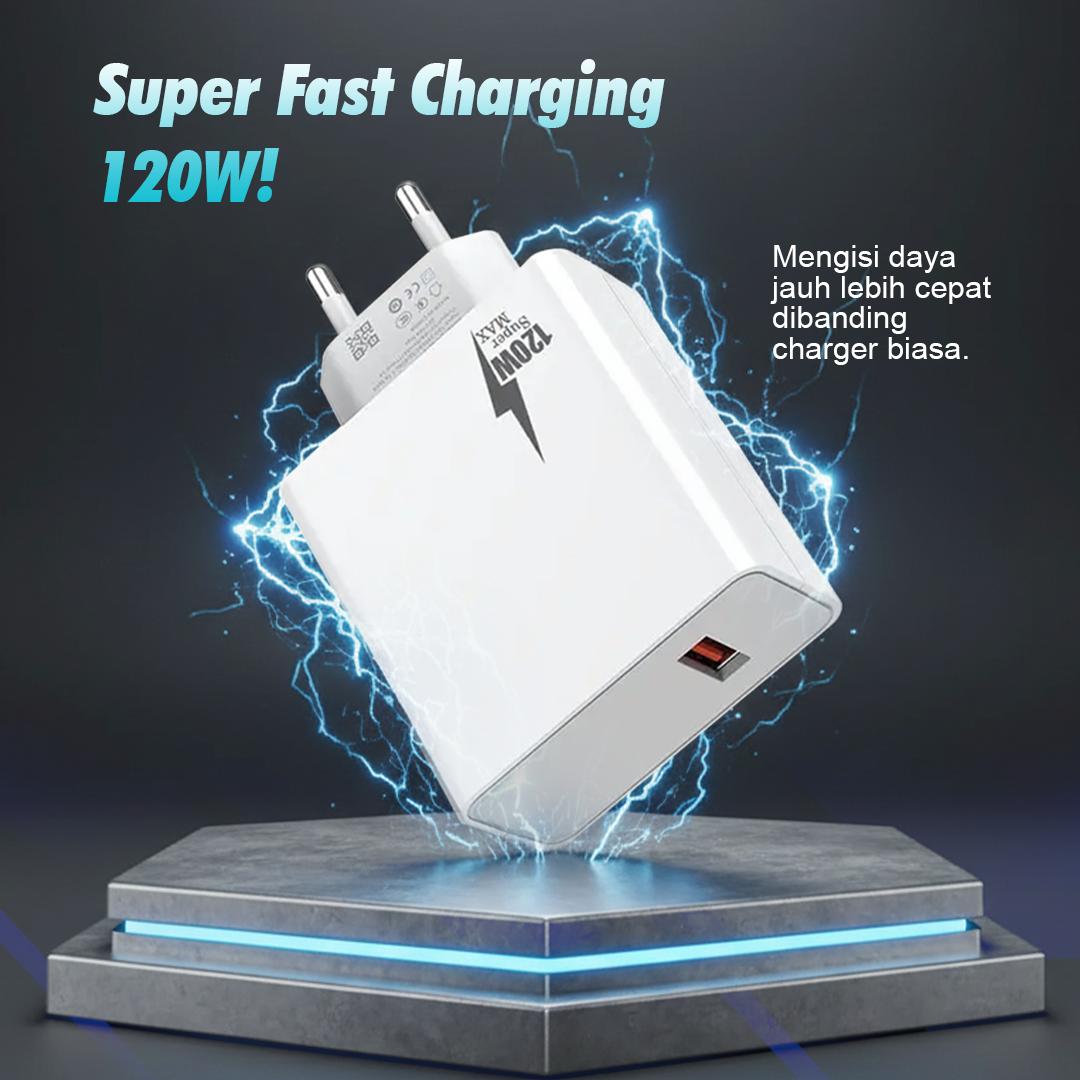 DingDong Charger Kepala Fast Charging 120W – Adaptor USB Type C