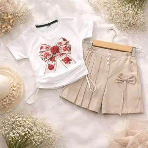 SetRokcela mix Kaos Bebyterry Anak Perempuan 1-9Tahun/Baju Anak Perempuan/Ootd Baju anak/Kaos anak perempuan