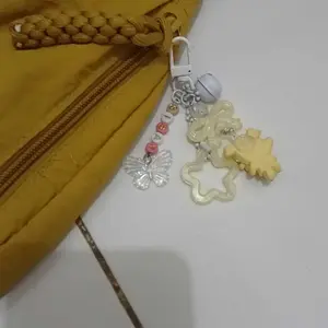 Gantungan keychain custom nama / gantungan lucu aestatic / Bagcharm / gantungan tas &hp&kunci  ada lonceng bunyi