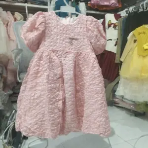 Dress anak  cantik, Balon.bahan halus dan lembut, i nyaman dipakai,,759