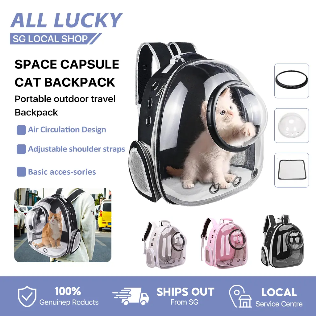 [SG]Cat Bag Carrier Portable Outdoor Cat Travel Backpack Capsule bag for Dog Cat