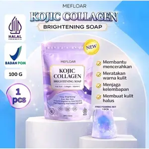 [1 PCS] Sabun KOJIC Collagen Soap 100G Sabun Mandi Memutihkan Badan dan Wajah ORI
