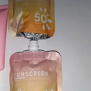 MINIPINK Brightening Sunscreen SPF50+ 40ml Face & Body Sunblock Lotion Putih UV Protection MP029