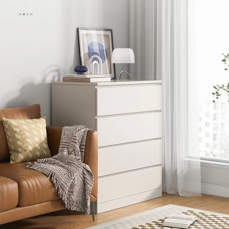 【SG-STOCK】4 tier household drawer locker clothing storage cabinet bedside table