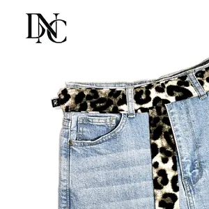 TIE BELT LEOPARD UNISEX MULTIFUNGSI/ IKAT PINGGANG KAIN BAHAN RAYON VISCOSE PREMIUM/ DASI/ SLAYER PANJANG 150 cm lebar 5 cm Pria