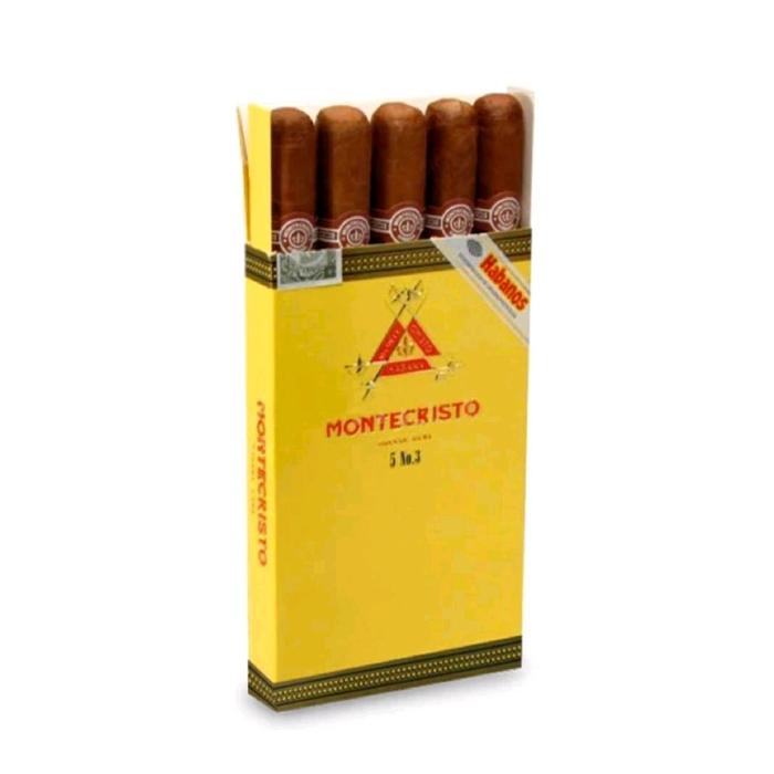 Montecristo No 3 Box Of 25 Stick ( 5 Stick x 5 pack )