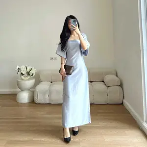 COD DRESS FELICIA BAJU CASUAL FORMAL PESTA KONDANGAN BRIDESMAID DRESS ULTAH BAHAN SATIN VELVET