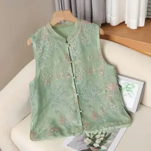 2024 New Spring/Summer Chinese Style Fashion Versatile Tank Top with
