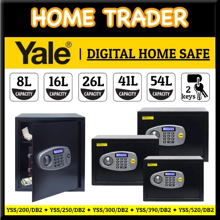 YALE / DIGITAL HOME SAFE & LOCK / YSS200DB2 / YSS250DB2 / YSS300DB2 / YSS390DB2 / YSS/520/DB2  / YSFB400EB1 / YSE390EG4