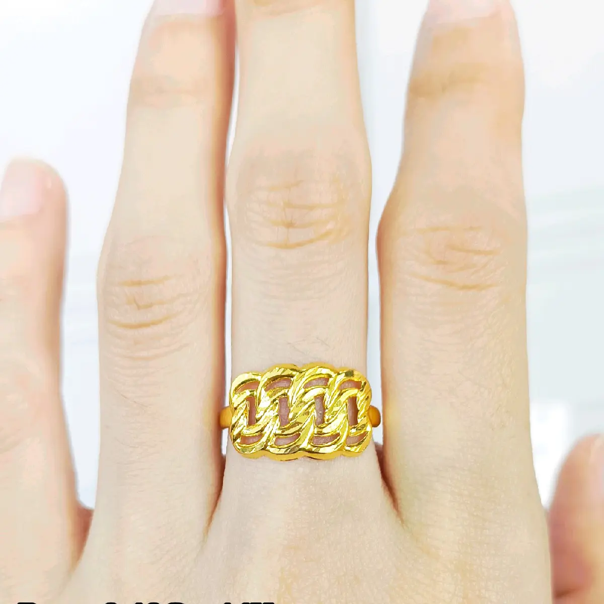 cincin fashion Lebar Rantai