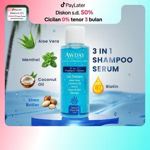 FYC - SPECIAL TRAVEL SIZE Awday Shampoo 3in1 hair treatment serum 100ML Conditioner Haircare