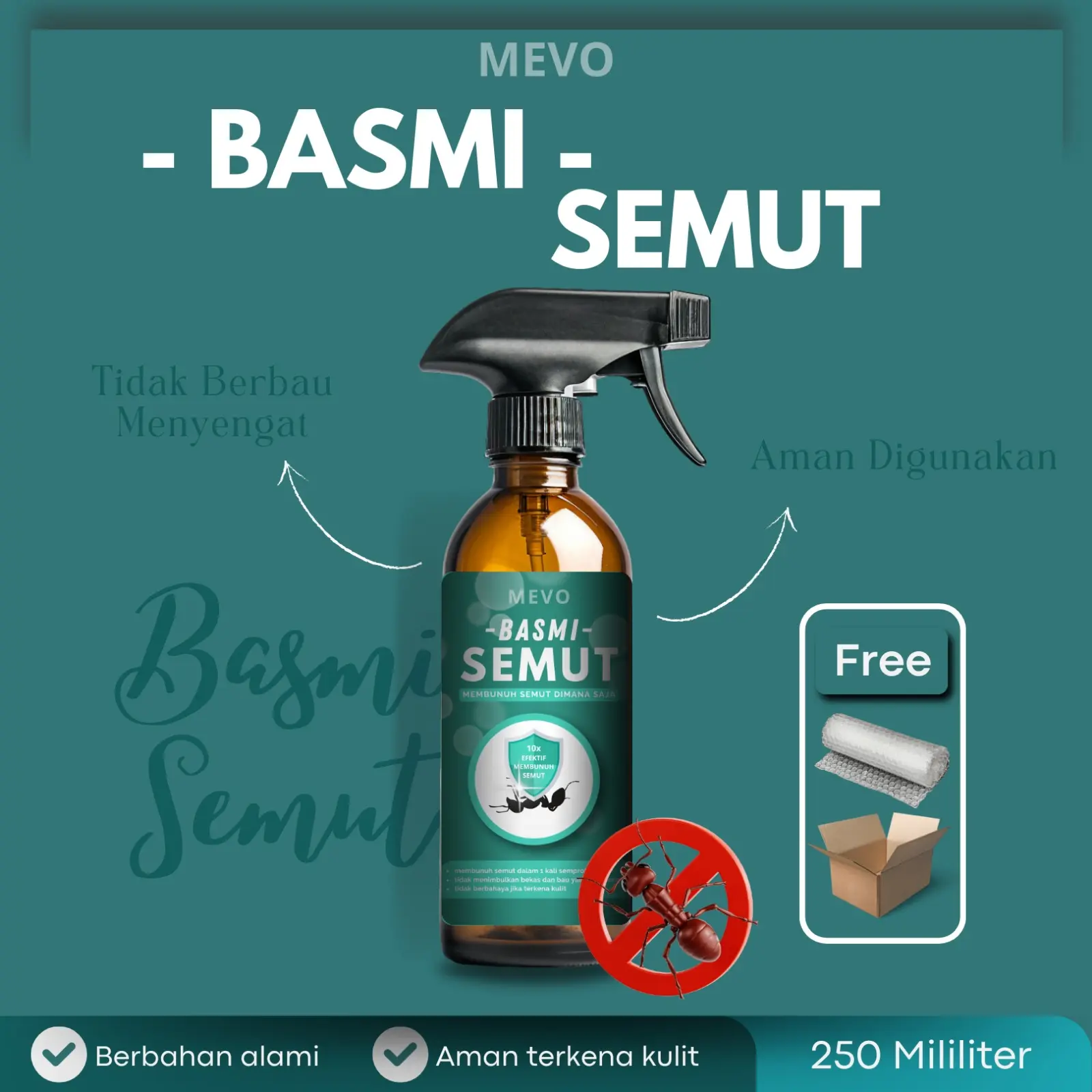 Spray pembasmi serangga cairan pengusir serangga isi 100ml dan 250ml