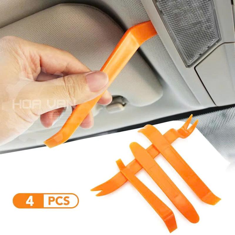 Bộ 4 Dụng Cụ Tháo Lắp Nội Thất Xe Hơi, Set 4 Cây Nhựa Cạy Tháo Gỡ Nội Thất Ô Tô, Dụng Cụ Tháo Dở