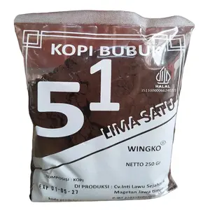 Kopi Bubuk Lelet Lima Satu 250gr Coffee Robusta Pahit