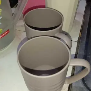 U-House Wheat Straw Cup/ Gelas Jerami Gandum/ Cangkir Kopi/ Gelas Kantor/ BPA