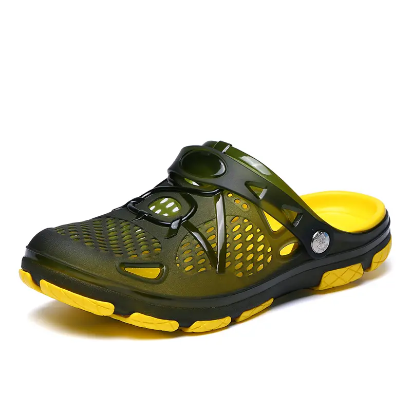 2023 New Hot Sale Fashion Casual Shoes Men Summer Slippers Hollow-out Breathable Beach Shoes Slippers for Couples Outdoor/Indoor Sandals