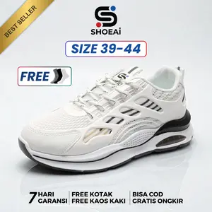 SHOEAI Gusion Sepatu Kasual Sneakers Pria Olahraga sol karet Casual Running Sport cooldown