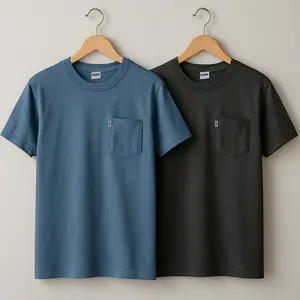 2 Pcs 50 Ribu Kaos Pocket Saku MBN Pria Pilih Warna Semi Katun Premium 24s Lembut COD Simple