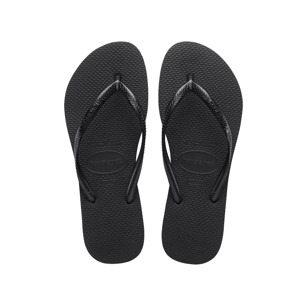 Havaianas Women Slim - Black Flip Flops