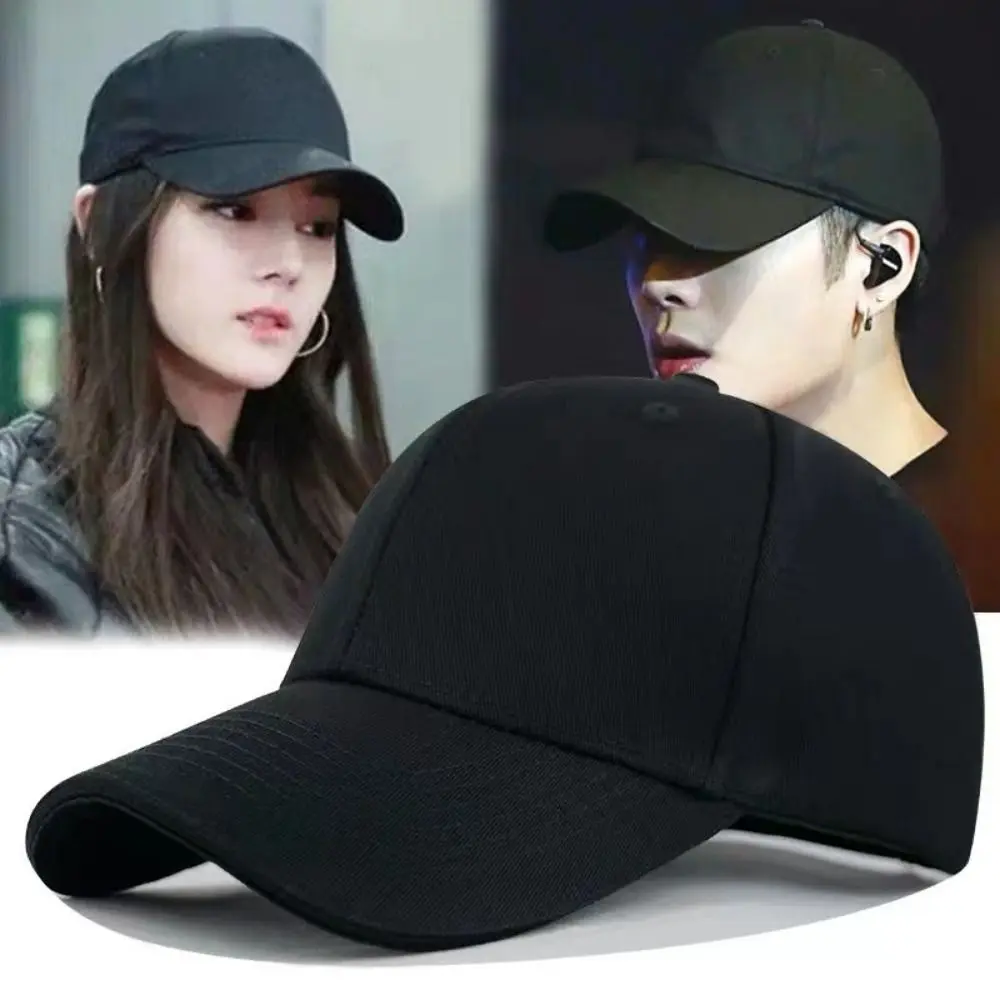 Baseball Cap Cotton Hat Adjustable Plain Solid Blank Dad Men
