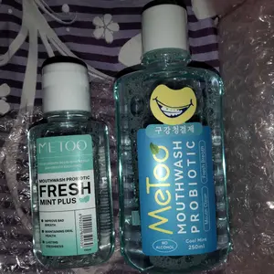 [BPOM] MeToo Mouthwash Fresh Mint / Obat Kumur Probiotik / Nafas segar / Pemutih gigi / obat kumur karang gigi / pembersih gigi / menghilangkan bau mulut / non-alkohol