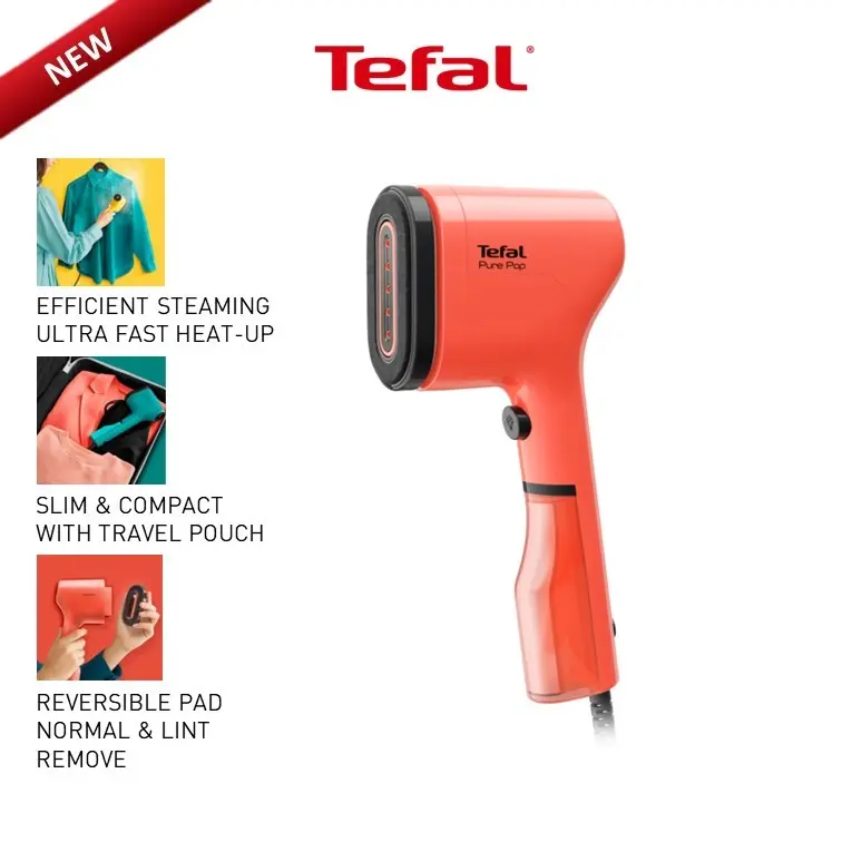 Tefal Pure Pop Handheld Garment Steamer DT2020 DT2022 DT2024 DT2026