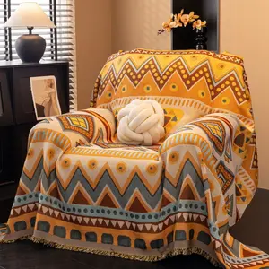 Cover Sofa Blanket Import Vintage Indian Bohemian Style Cotton Woven CSB-19