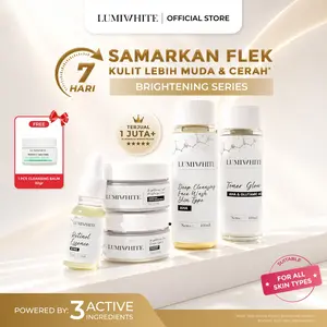 【HEMAT】 LUMIWHITE - Paket Brightening Lengkap (FREE 1 PCS CLEANSING BALM)